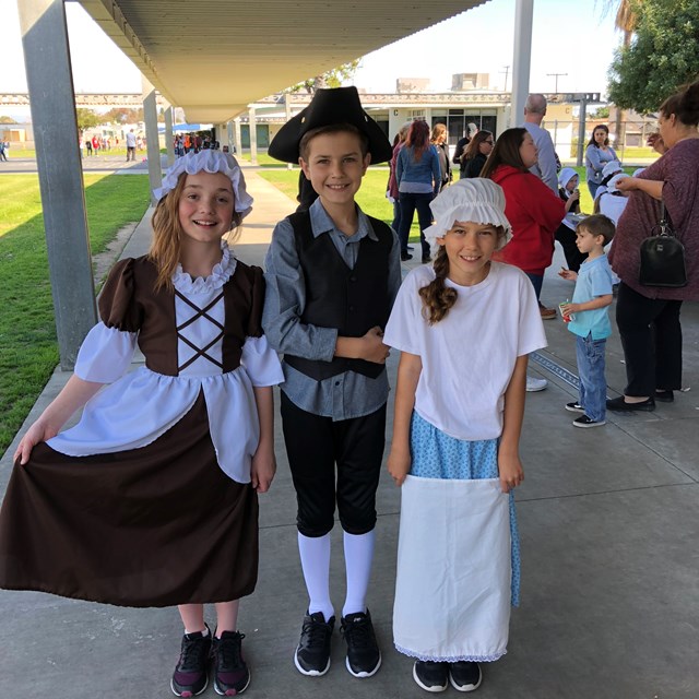 Look at the fun and creative Colonial Day costumes!