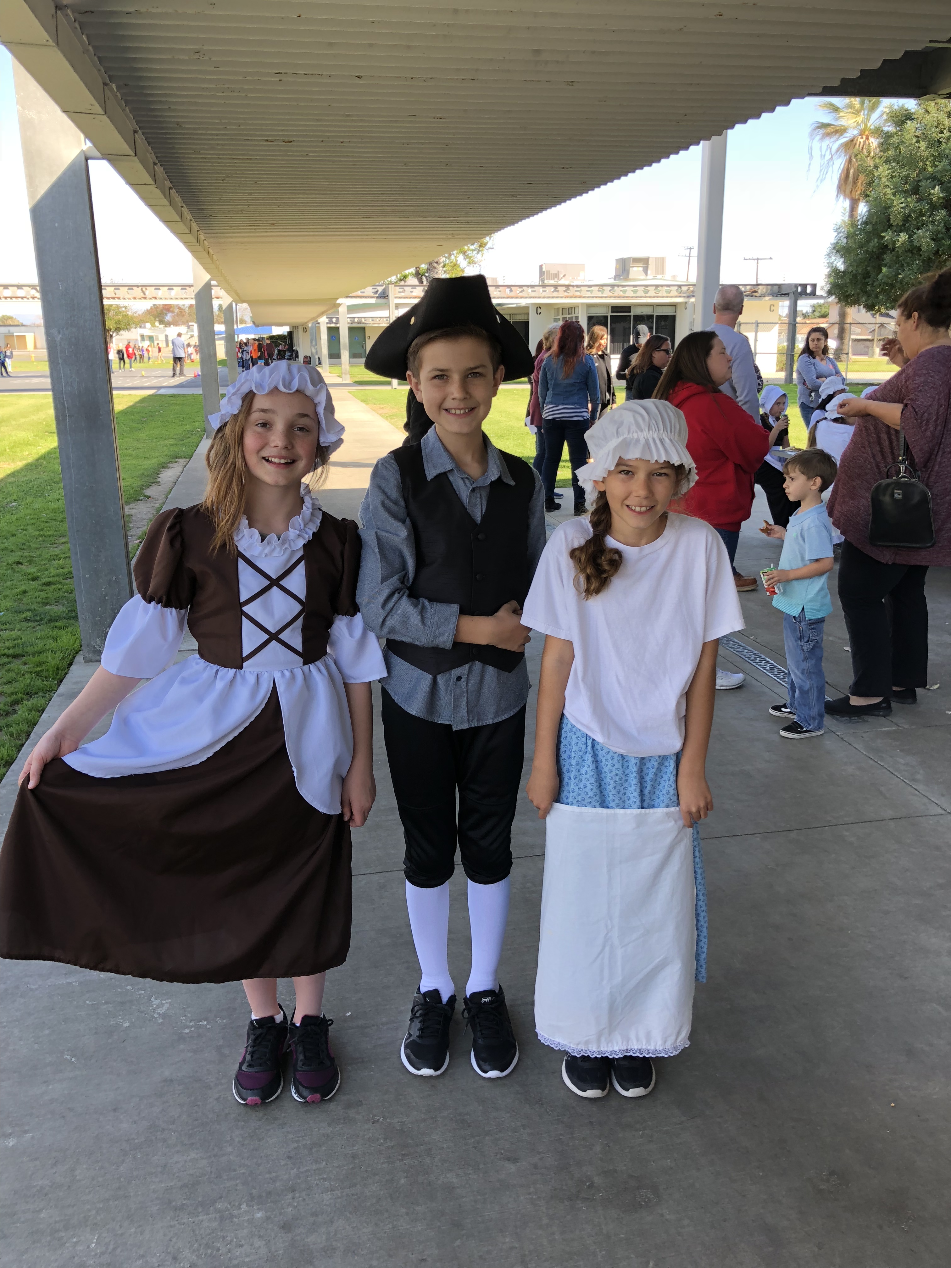Look at the fun and creative Colonial Day costumes!