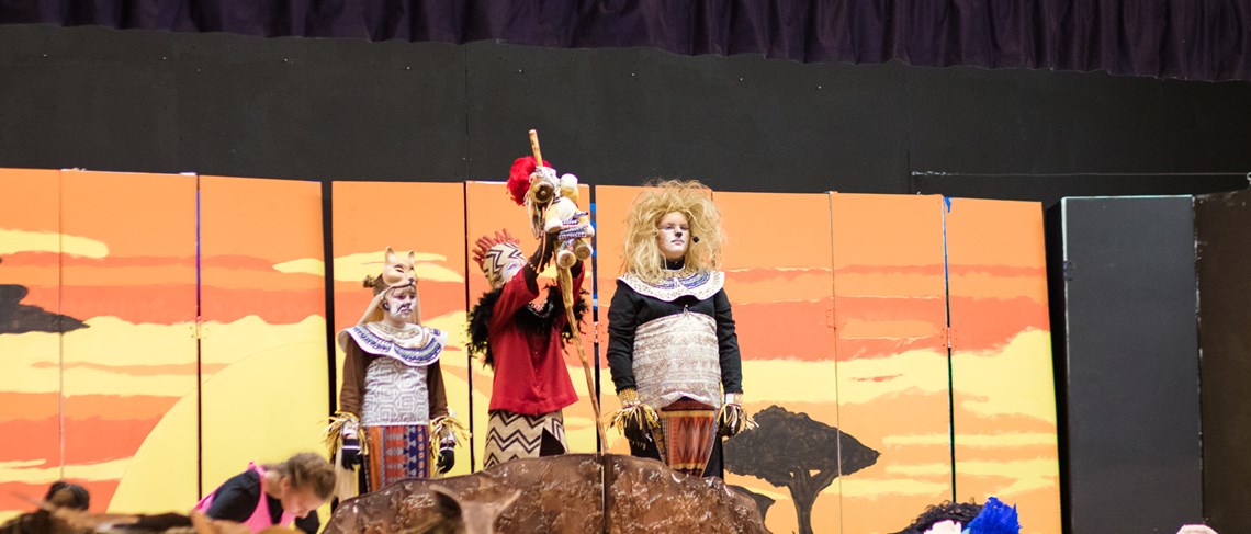 Students in grades 4-6 put on a phenomenal Lion King performance!