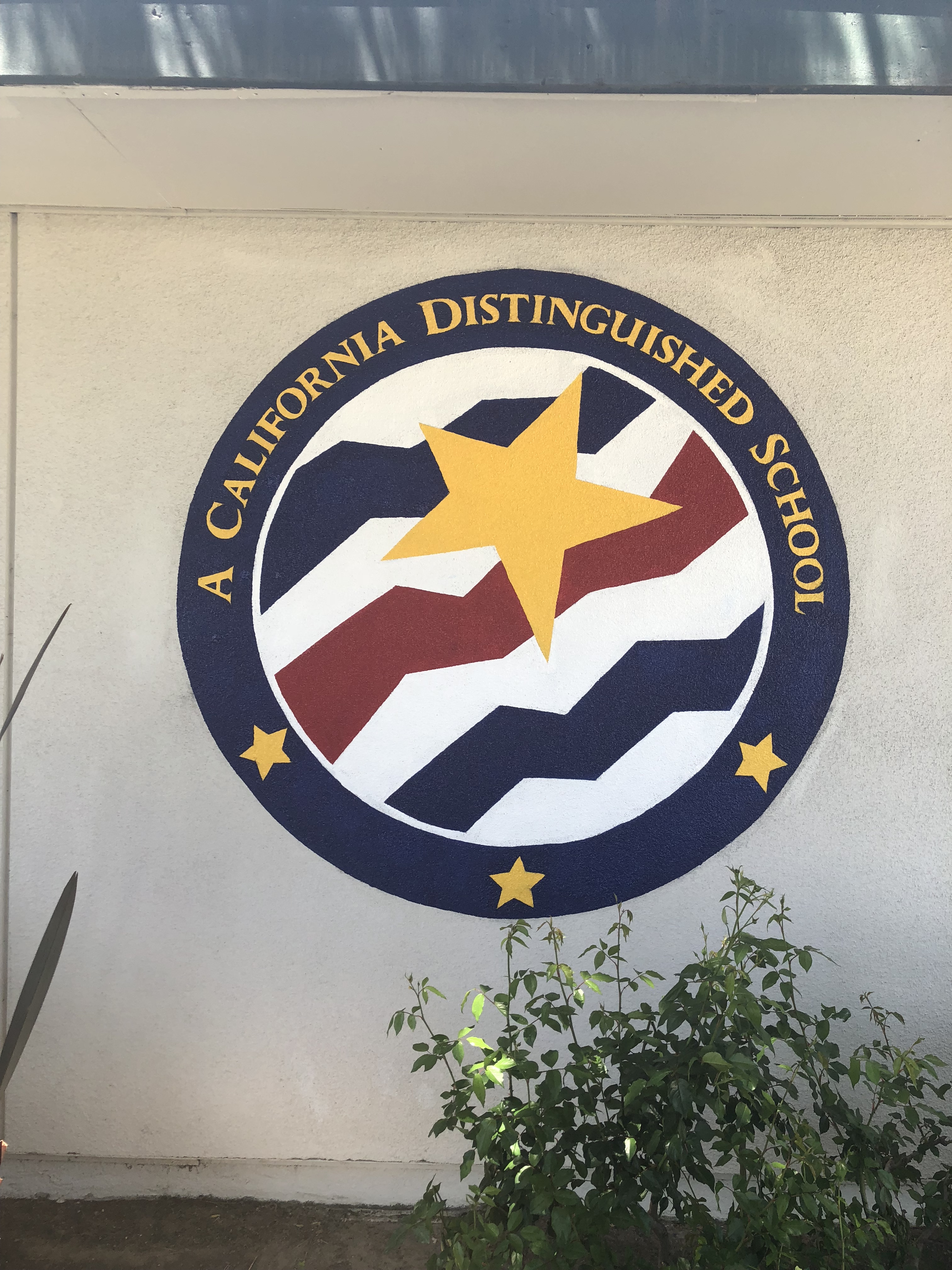 Patton's California Distinguished status inspires all scholars to strive for excellence!