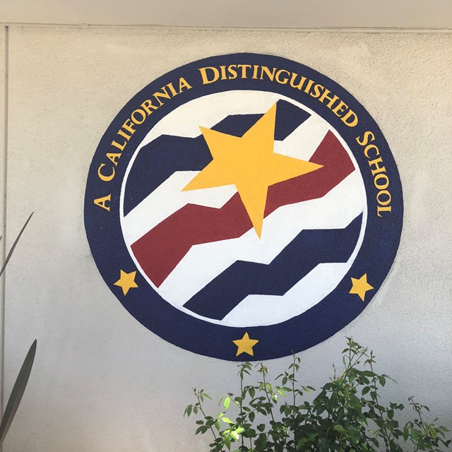 Patton's California Distinguished status inspires all scholars to strive for excellence!